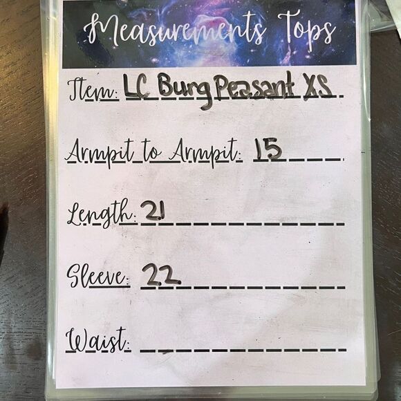 LC Lauren Conrad Long Sleeve Semi Sheer Peasant Top Burgundy Size XS - Picture 7 of 11